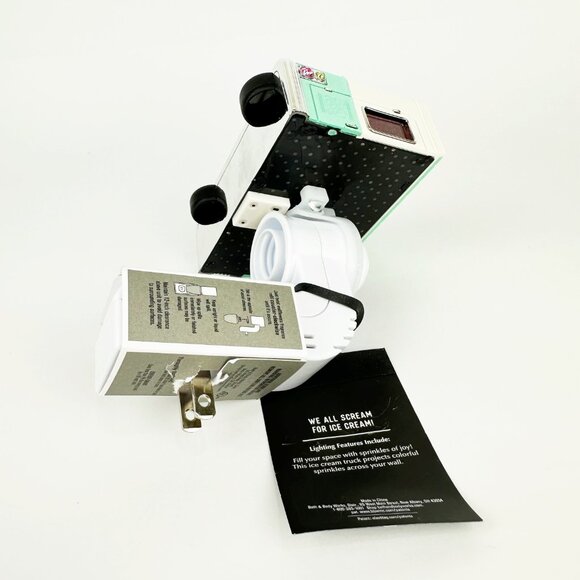 Bath & Body Works ICE CREAM TRUCK Projector Nightlight Wallflowers Plug NEW - Picture 13 of 14